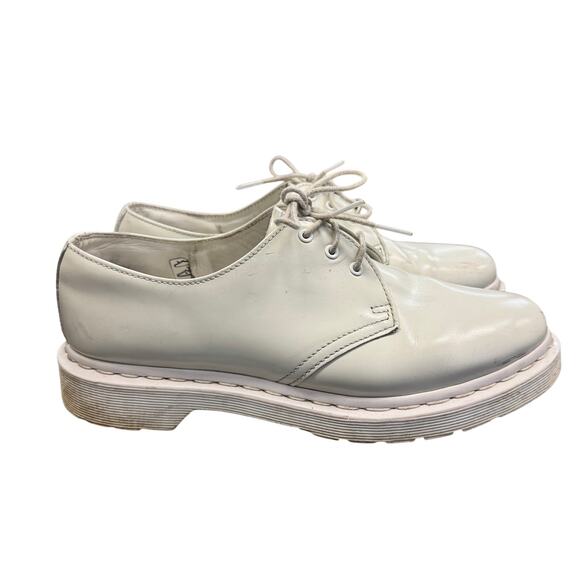 Dr. Martens 1461 White Leather Oxford Shoes - Picture 1 of 5
